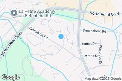 Map image of the property - 1023 Timberline Ridge Ct