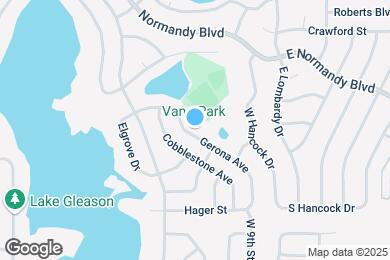 Map image of the property - 1111 Gerona Ave