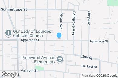 Map image of the property - 10303 Pinyon Ave