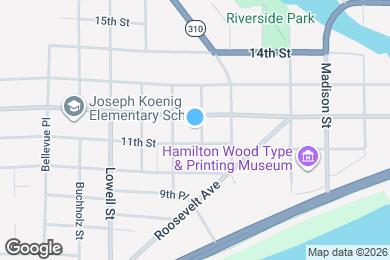 Map image of the property - 1110 Victory St