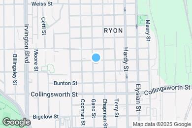 Map image of the property - 3816 Gano St