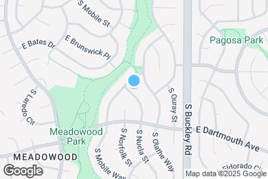 Map image of the property - 3012 S Nucla St