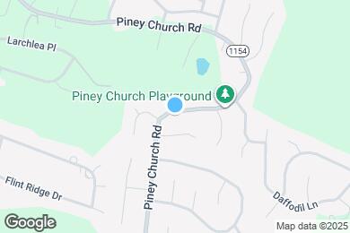 Map image of the property - 1039 Piney Church Rd