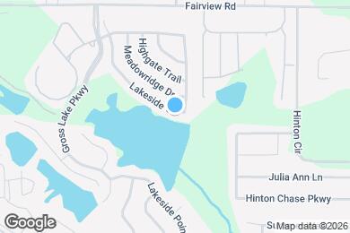 Map image of the property - 815 Lakeside Cir