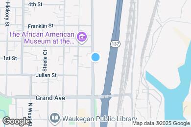 Map image of the property - 415 N Sheridan Rd