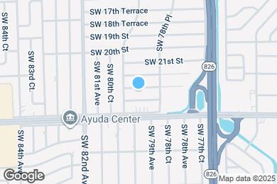 Map image of the property - 7920 SW 22nd St