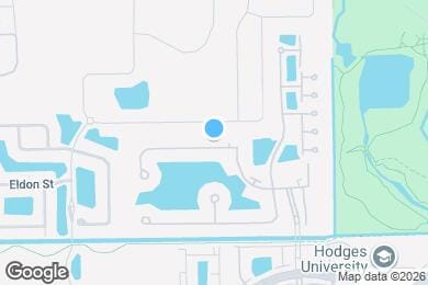 Map image of the property - Spacious 3/2  in gated community off Colonial Blvd