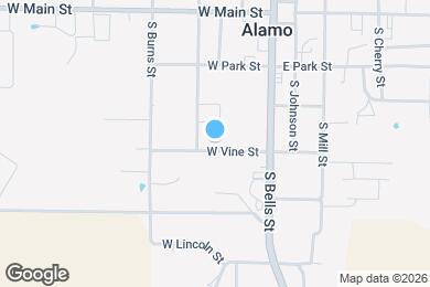 Map image of the property - 120 W Vine St