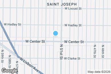 Map image of the property - 2720 N 52nd St