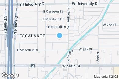 Map image of the property - 2518 E Don Carlos Ave