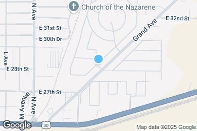 Map image of the property - 2900 Grand Ave