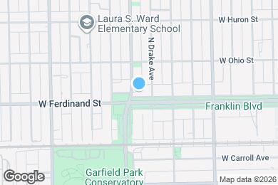 Map image of the property - 3550 W Franklin Blvd