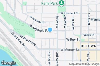 Map image of the property - 327 W Olympic Pl