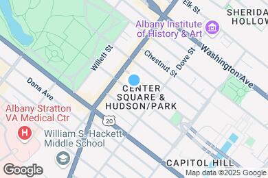 Map image of the property - 327 Hudson Ave