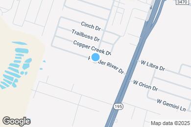 Map image of the property - 1208 Powder River Dr