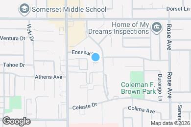 Map image of the property - 2208 San Blas Ct