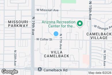 Map image of the property - 1718 W Colter St