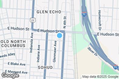 Map image of the property - 468 E Tompkins St