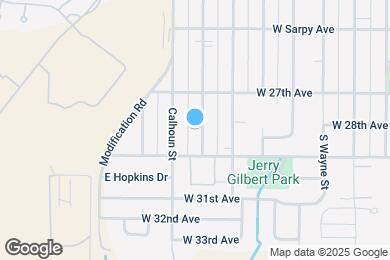 Map image of the property - 2802 S Crawford St