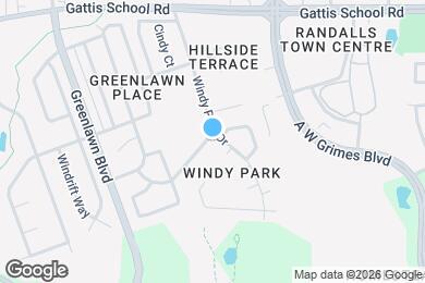 Map image of the property - 1908 Windy Park Dr
