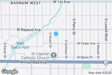 Map image of the property - 139 S Raleigh St