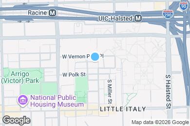 Map image of the property - 712 S Carpenter St