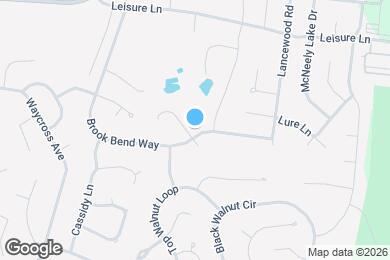 Map image of the property - 6909 Brook Bend Way