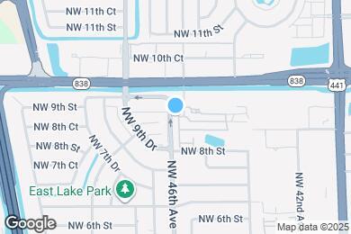 Map image of the property - 913 NW 45th Ter