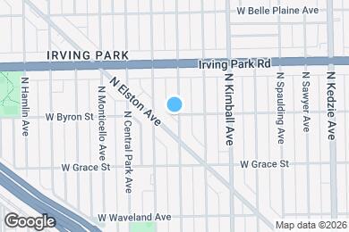 Map image of the property - 3860 N Saint Louis Ave