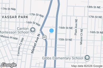Map image of the property - 1518 Loddy Ave NE