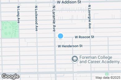 Map image of the property - 5141 W Roscoe St