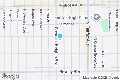 Map image of the property - 452 N Crescent Heights Blvd