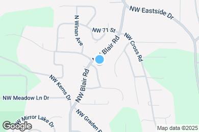 Map image of the property - 9744 NW Overhill Dr