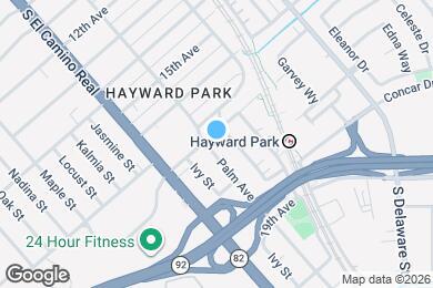 Map image of the property - 1705 Palm Ave