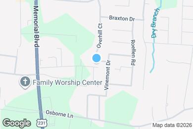 Map image of the property - 3011 Overhill Ct