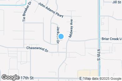 Map image of the property - 1285 Jackson Dr