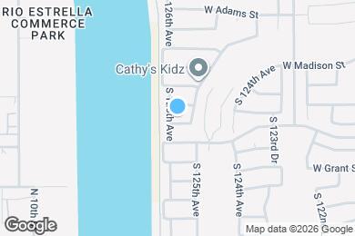 Map image of the property - 12522 W Buchanan St