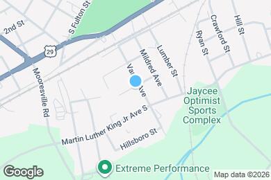 Map image of the property - 403 Vance Ave