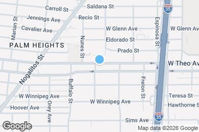Map image of the property - 744 W Theo Ave