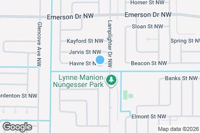 Map image of the property - 1318 Havre St NW