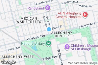 Map image of the property - 218 W North Ave