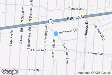 Map image of the property - 85 Eastmoor Blvd