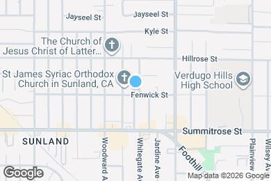 Map image of the property - 10607 Whitegate Ave