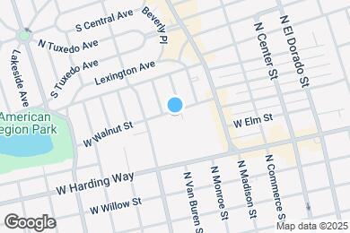 Map image of the property - 410 W Walnut St