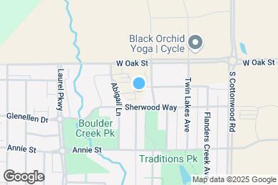 Map image of the property - Boulder Creek Apartments