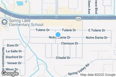Map image of the property - 493 Notre Dame Dr
