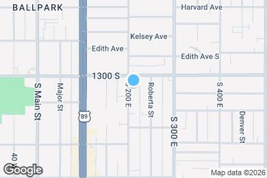 Map image of the property - 1321 S 200 E