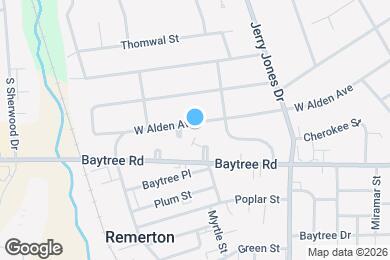 Map image of the property - 1209 W Alden Ave