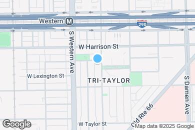 Map image of the property - 708 S Oakley Blvd