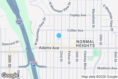 Map image of the property - 4738 33rd St